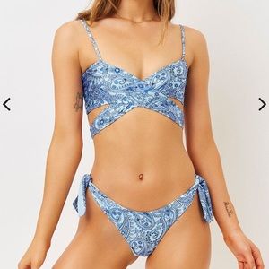 Frankies Falcon Shine Bikini (NWT)